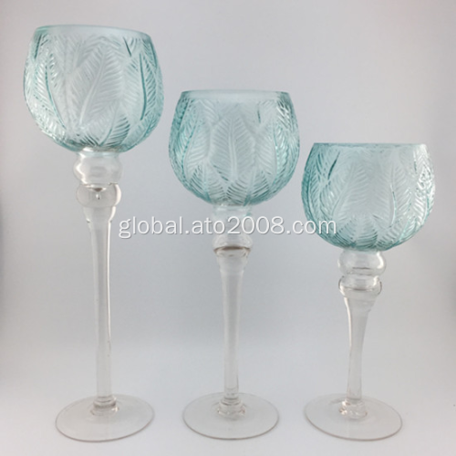 Candle Holder Glass Glass stem candle holders Manufactory